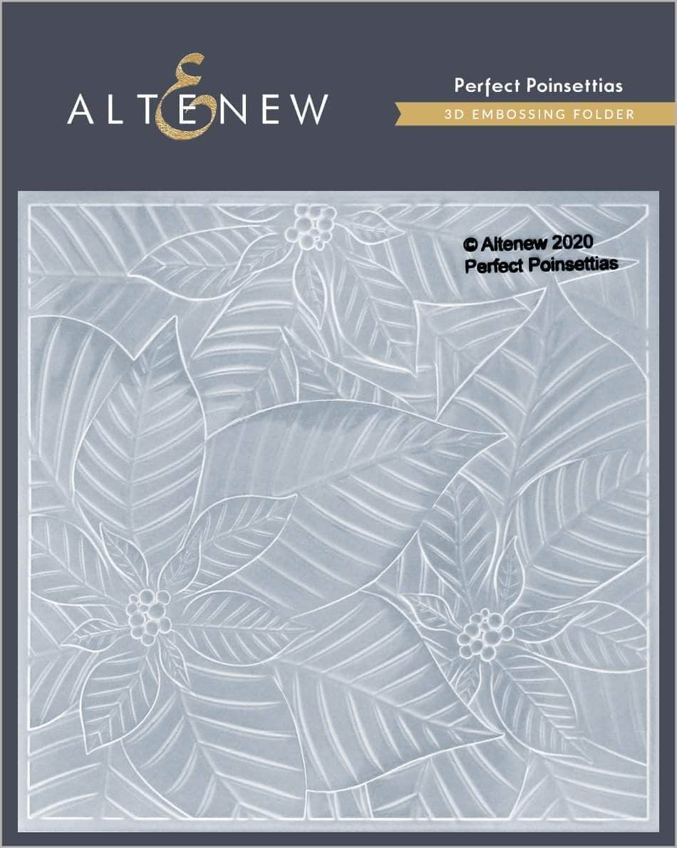 Altenew 3D Embossing Folder - Perfect Poinsettias