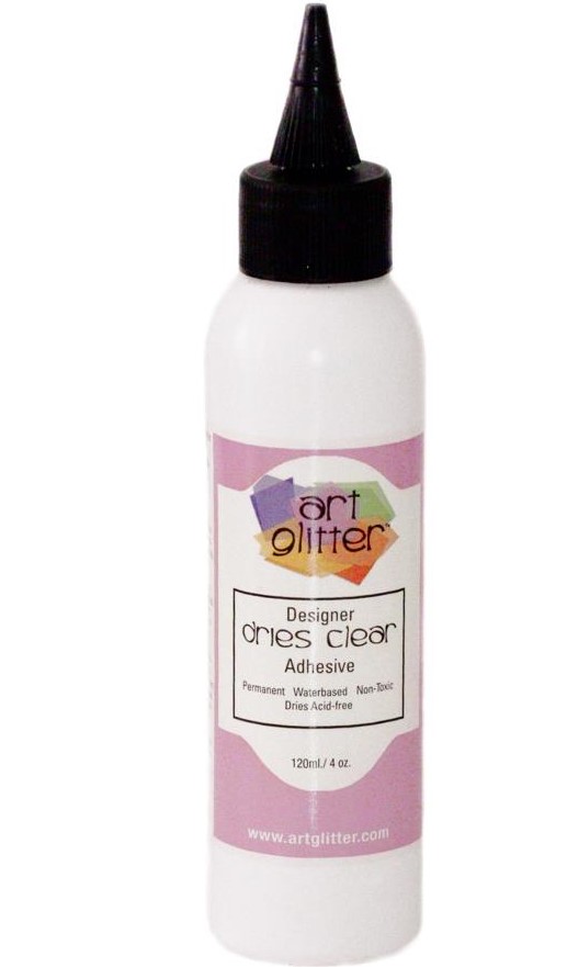 Art Glitter Designer Dries Clear Glue - 4oz (120 ml)