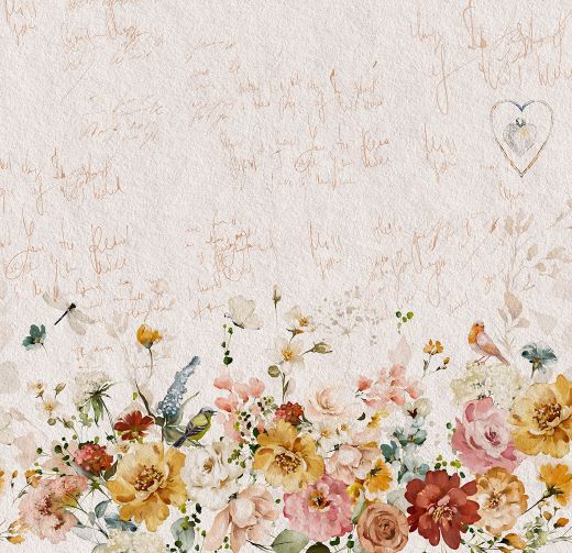 Fabscraps Daydreaming 12" x 12" Paper - A Dream Come True