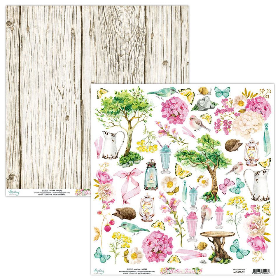 Mintay 12" x 12" Paper Pad - Better Times - Image 8