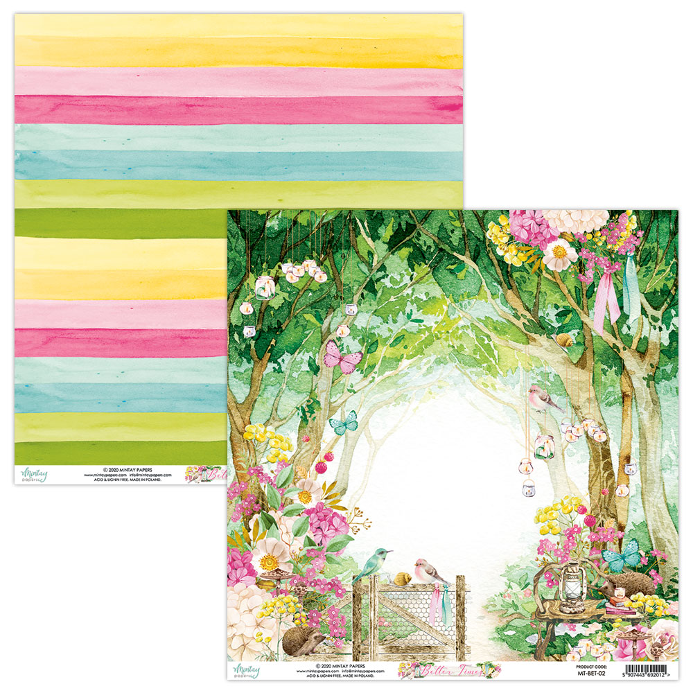 Mintay 12" x 12" Paper Pad - Better Times - Image 6
