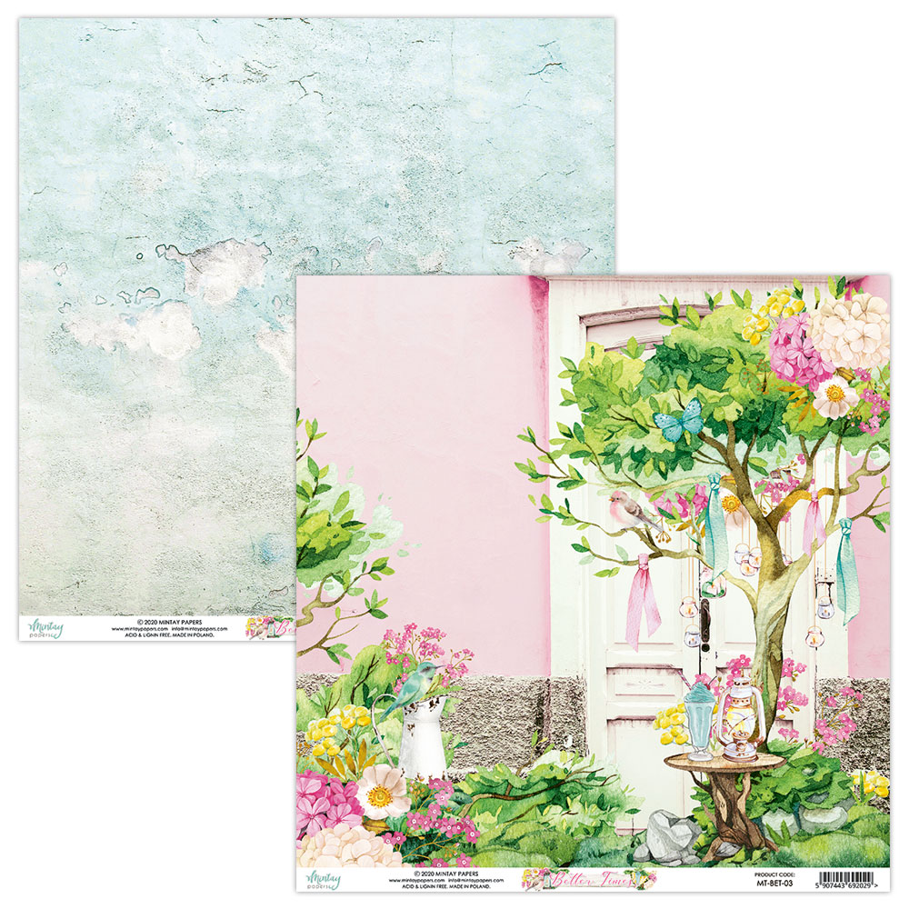 Mintay 12" x 12" Paper Pad - Better Times - Image 5
