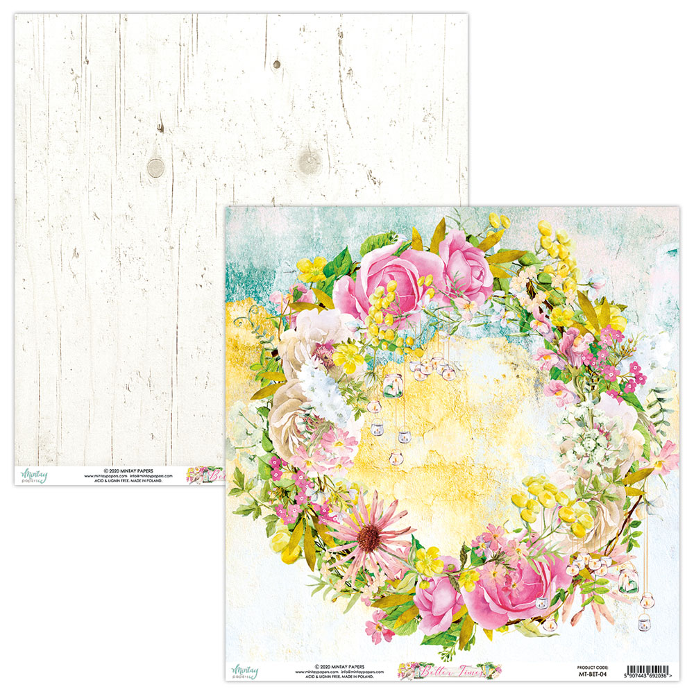 Mintay 12" x 12" Paper Pad - Better Times - Image 4