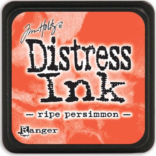 Tim Holtz Distress Mini 1" x 1" Ink Pad - Ripe Persimmon