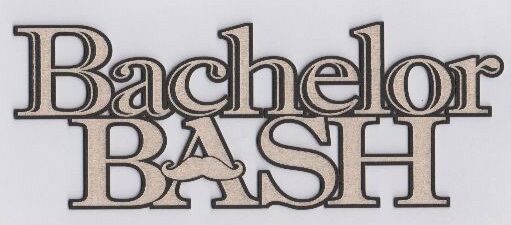 Scrap Collections Chipboard: Simplicity Bachelor Bash
