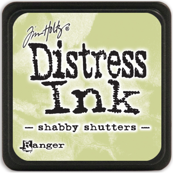 Tim Holtz Distress Mini 1" x 1" Ink Pad - Shabby Shutters
