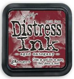 Tim Holtz Aged Mahogany 3" x 3" Distress Dye Ink Pad