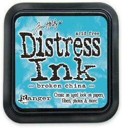 Tim Holtz Broken China 3" x 3' Distress Dye Ink Pad