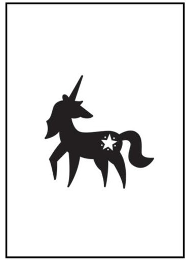Darice Embossing Folder - Unicorn