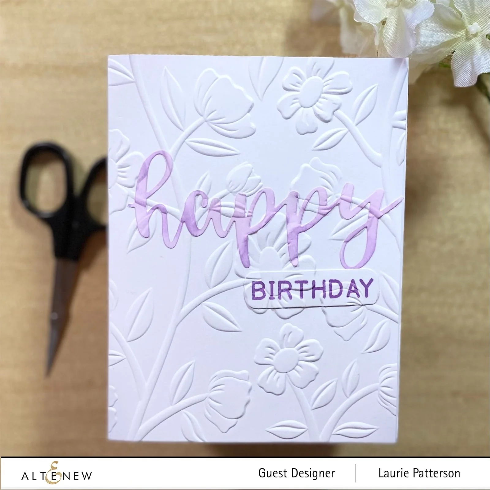 Altenew 3D Embossing Folder - Flower Vines - Image 3
