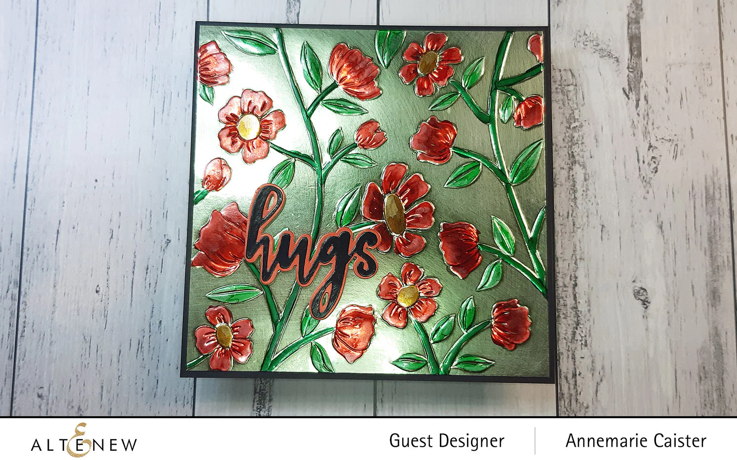 Altenew 3D Embossing Folder - Flower Vines - Image 6