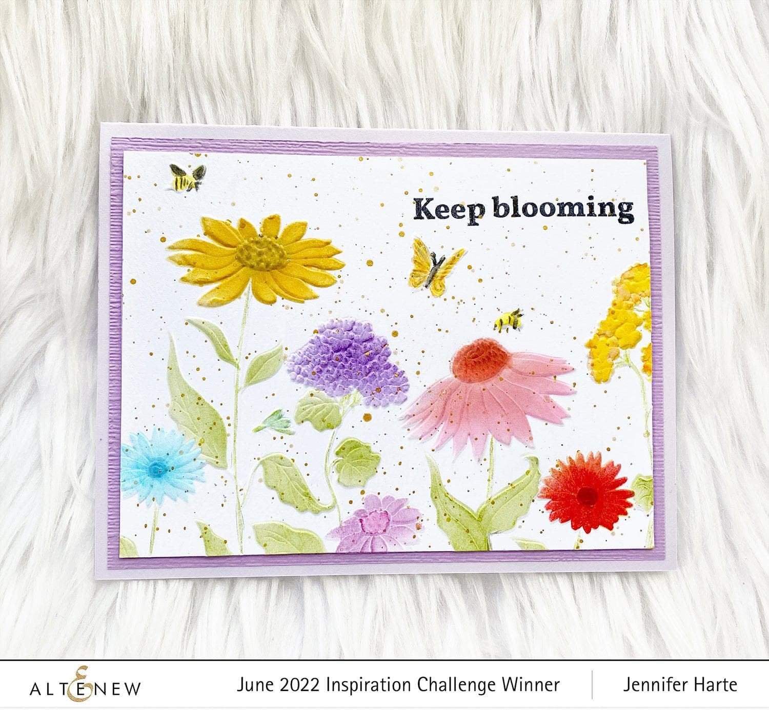 Altenew 3D Embossing Folder - Playful Wildflower - Image 2
