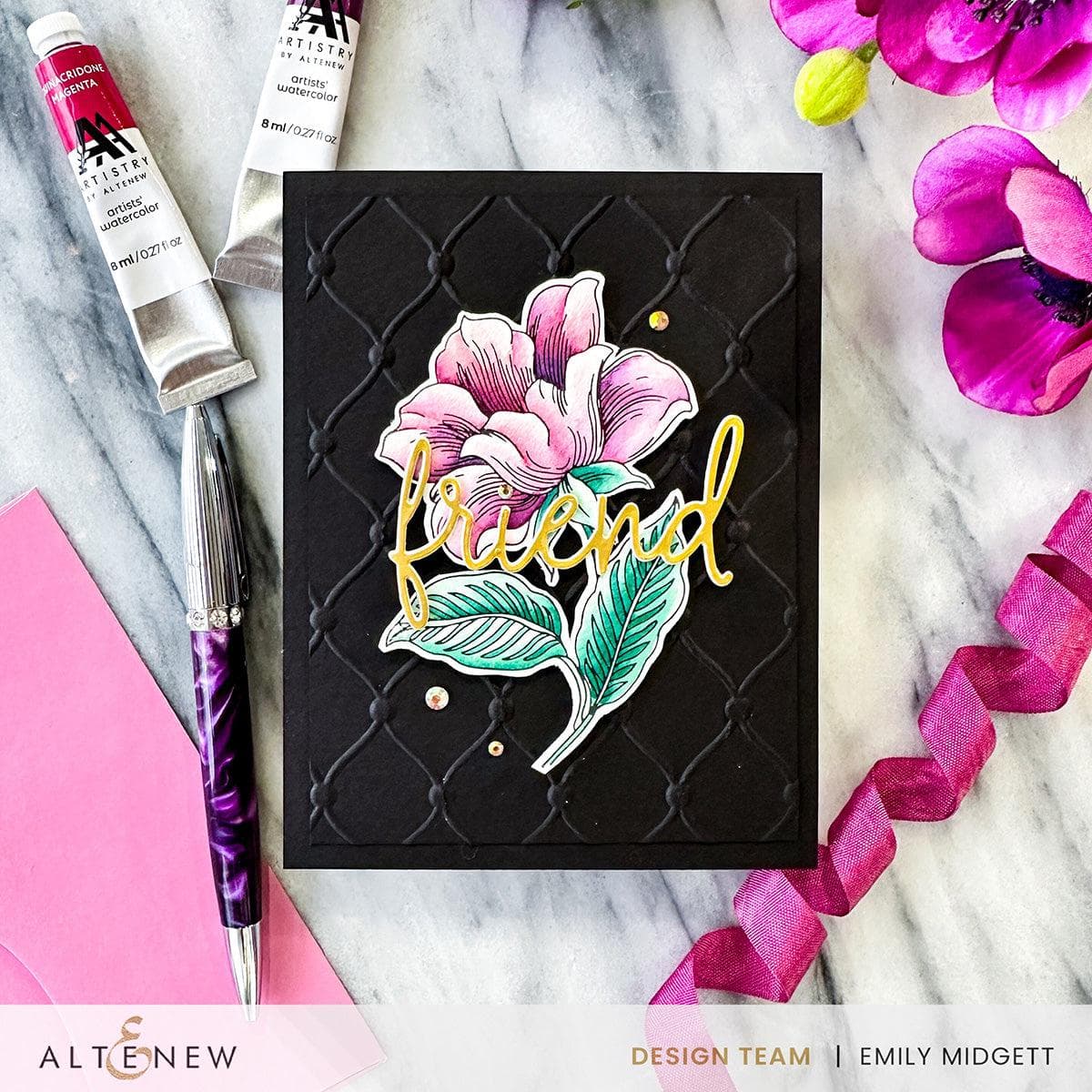 Altenew 3D Embossing Folder - Tufted Elegance - Image 5