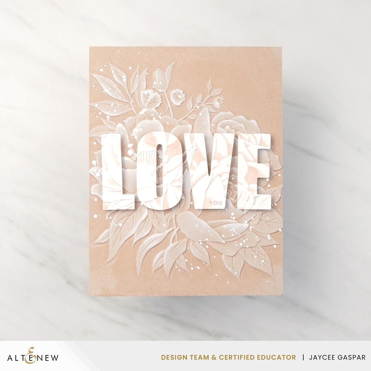 Altenew 3D Embossing Folder - Farmhouse Florals - Image 2
