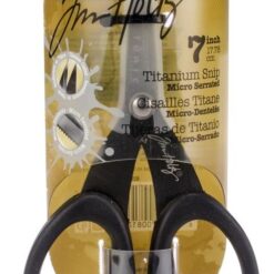 Tim Holtz 7″ Titanium Snip Micro Serrated Scissors