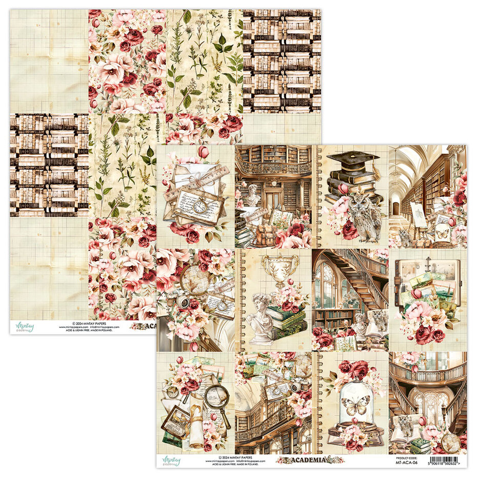 Mintay 12" x 12" Paper Pad - Academia - Image 7