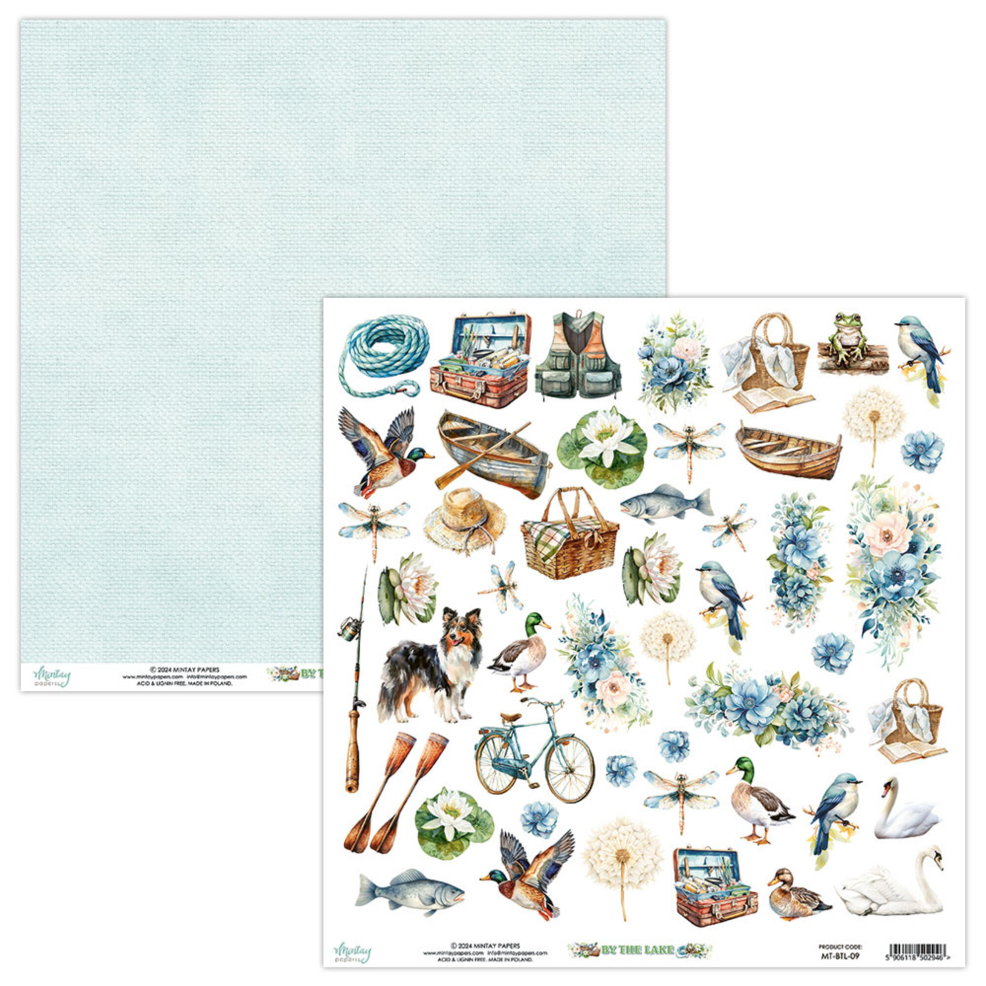 Mintay 12" x 12" Paper Pad - By The Lake - Image 8