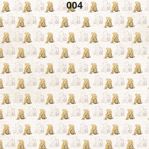 Scrap Collections Bear Hugs 12" x 12" Single Sided Paper - 004