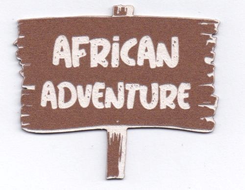 Scrap Collections Chipboard: Wild Echos - African Adventure