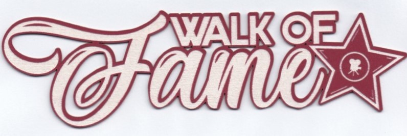 Scrap Collections Chipboard: Walk Of Fame - Header