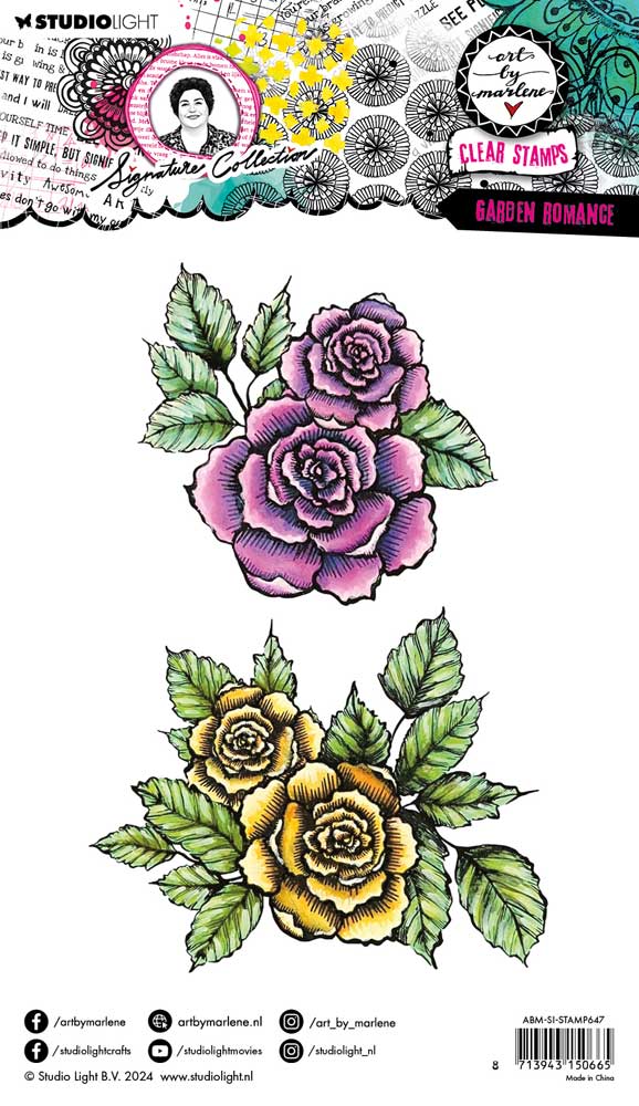 Art By Marlene Stamp - Garden Romance - Image 2