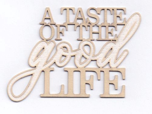 Scrap Collections Chipboard: What's Cooking - Taste of the Good Life Header