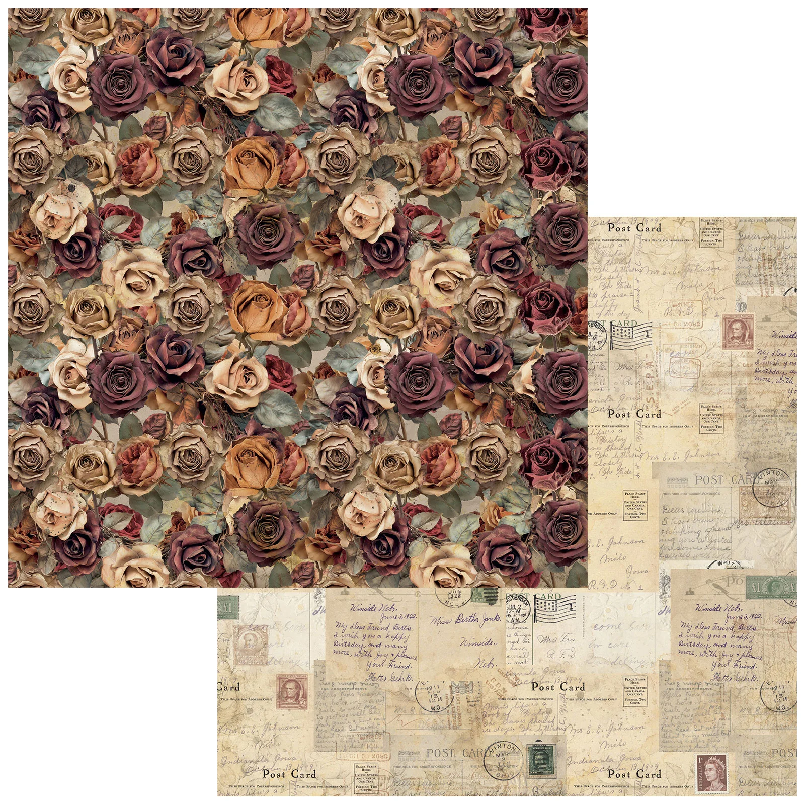 Celebr8/49 and Market "Nostalgic Memories" 12" x 12" Paper Pack - Image 8
