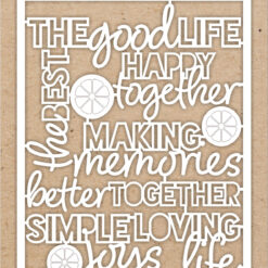 Celebr8 Chipboard Set: La Belle Vie – Titles