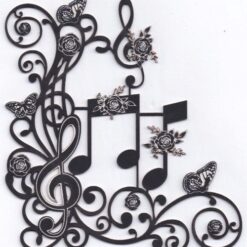 Scrap Collections Chipboard: Aged to Perfection – Music Notes