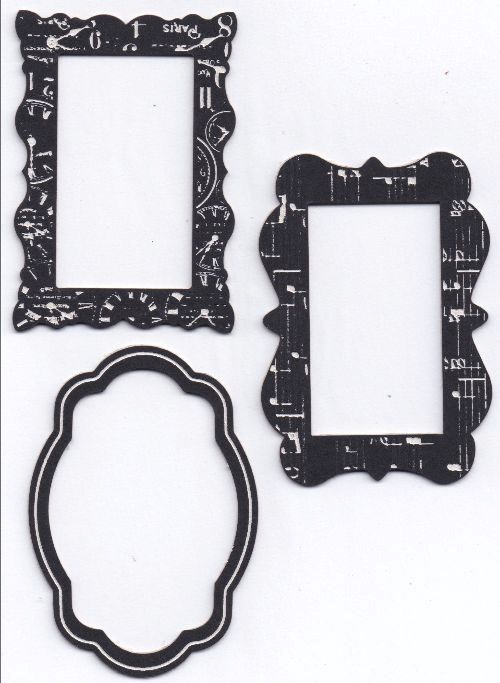 Scrap Collections Chipboard: Aged to Perfection - 3 Frames