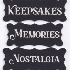 Scrap Collections Chipboard: Aged to Perfection – Keepsakes