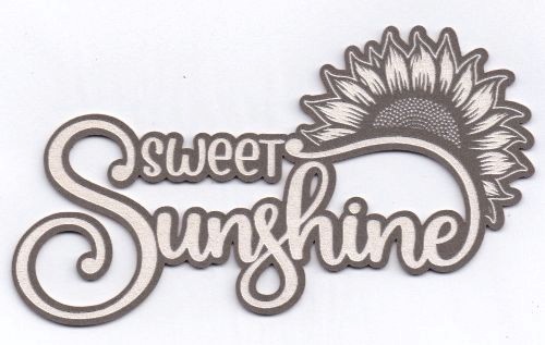 Scrap Collections Chipboard: Golden Buzz - Sweet Sunshine