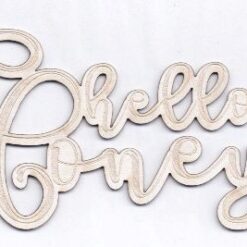 Scrap Collections Chipboard: Golden Buzz – Hello Honey