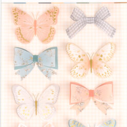Rosie’s Studio Butterfly & Bow Embellishments – Clementine