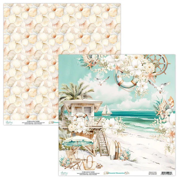 Mintay 12" x 12" Paper Pad - Coastal Memories - Image 7