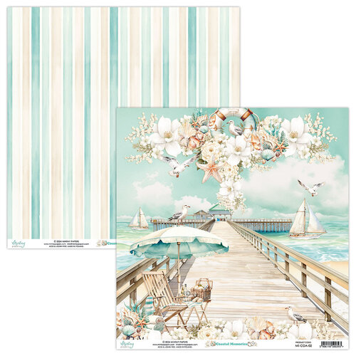 Mintay 12" x 12" Paper Pad - Coastal Memories - Image 2