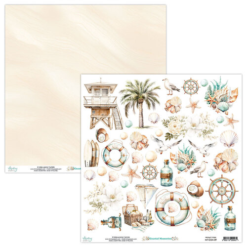 Mintay 12" x 12" Paper Pad - Coastal Memories - Image 8