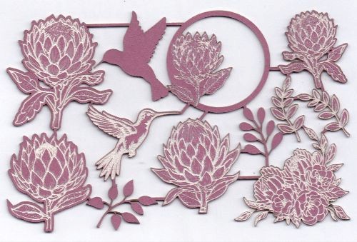 Scrap Collections Chipboard: Botanical Bliss – Element Block
