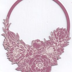 Scrap Collections Chipboard: Botanical Bliss – Circle Frame