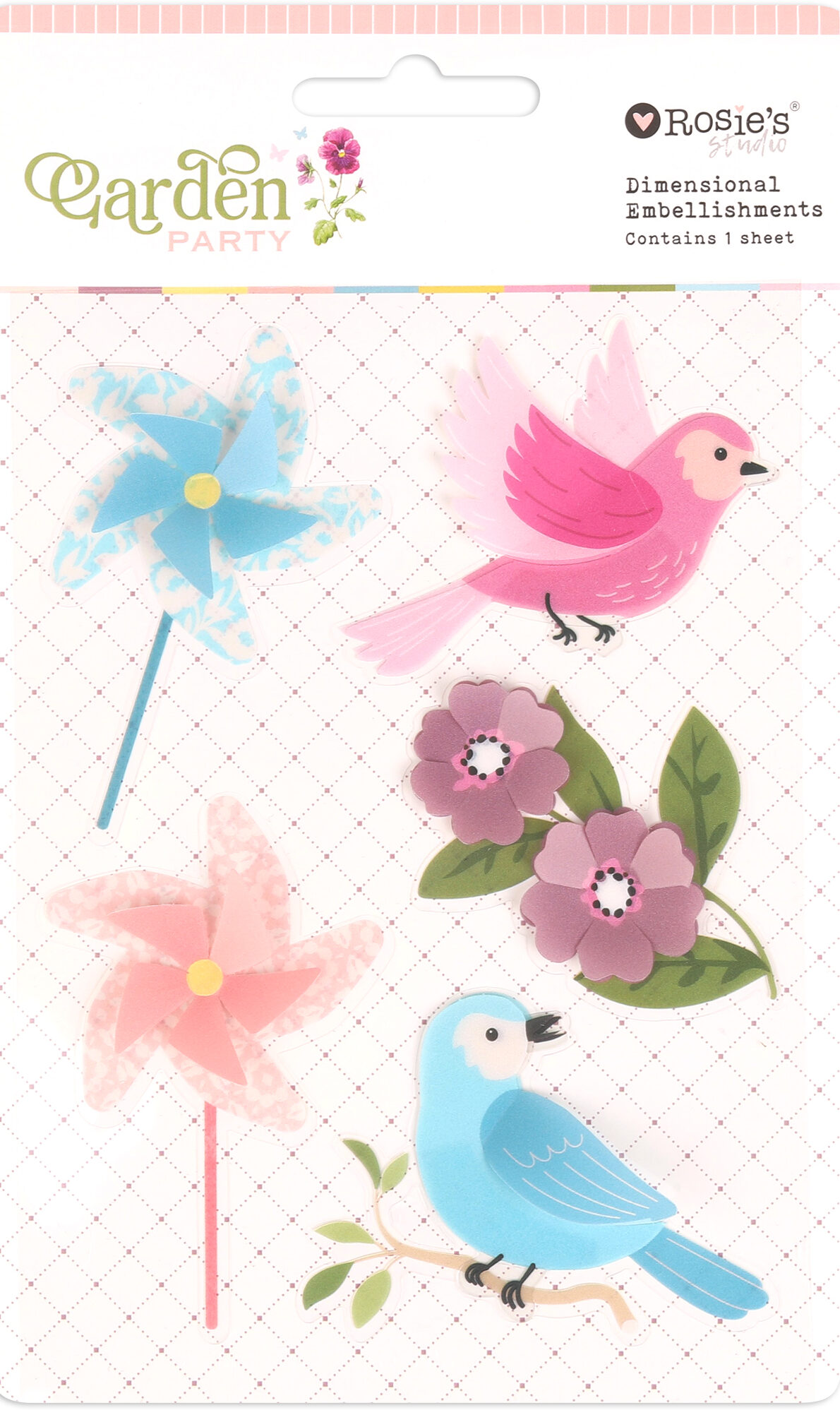 Rosie's Studio Dimensional Embellishments - Garden Party