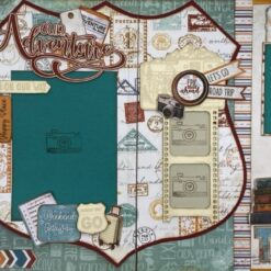 Scrap Collections “Our Adventure” Scrapbooking Kit