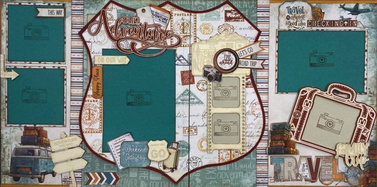 Scrap Collections “Our Adventure” Scrapbooking Kit