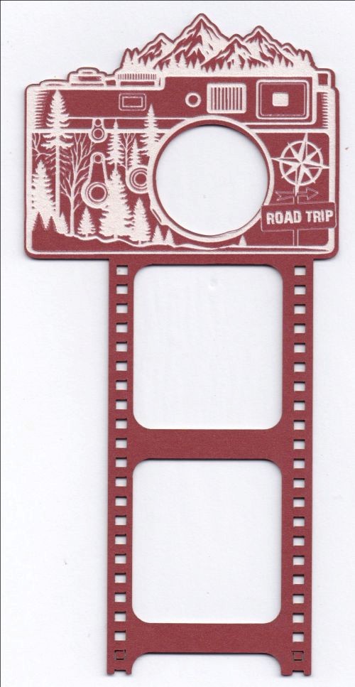Scrap Collections Chipboard: Maps to Memories – Road Trip Header