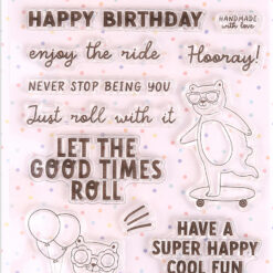 Rosie’s Studio Stamp Set – Roll With It