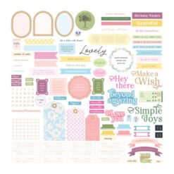 Rosie’s Studio Paper Die Cut Sentiments – Garden Party