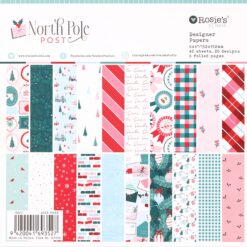 Rosie’s Studio – North Pole Post 6″ x 6″ Paper Pad