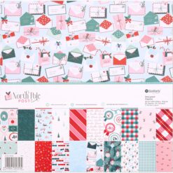 Rosie’s Studio – North Pole Post 12″ x 12″ Paper Pad