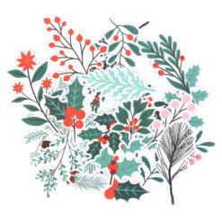Rosie’s Studio Diecut Floral Stickers – North Pole Post