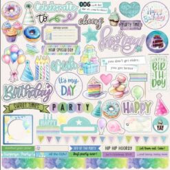 Scrap Collections Celebrations 006 Single Sided Paper